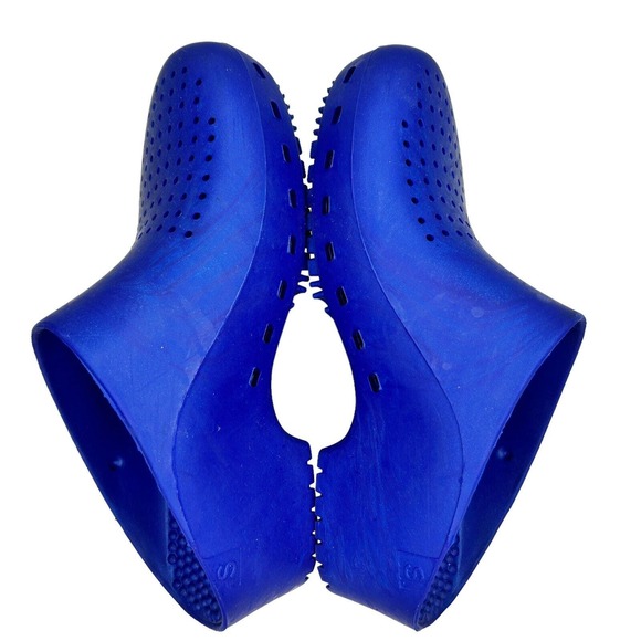 Calzuro classics Blue Metallic Comfort Work Clogs w/holes size EU 36-37 US 6-7 - Picture 5 of 8